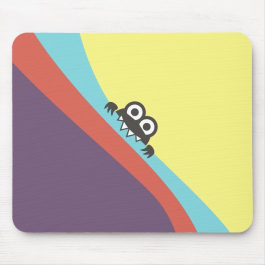Gekippte bunte Spaß-Süßigkeits-beißende Mousepad (Vorne)