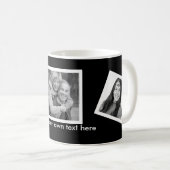 Gekipptes Foto-kundenspezifisches personalisiertes Kaffeetasse (VorderseiteRechts)