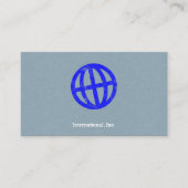 Gekipptes Kugel-Briefbeschwerer-Symbol Visitenkarte (Vorderseite)