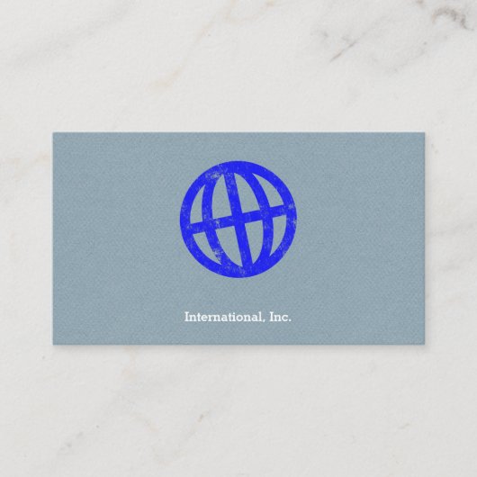 Gekipptes Kugel-Briefbeschwerer-Symbol Visitenkarte (Vorderseite)