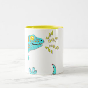 "Gekko Gecko" niedlicher nennender Tokay Gecko Zweifarbige Tasse