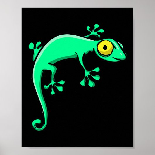 Gekko Lizard Halloween Costume Funny Halloween Poster (Vorne)