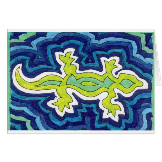 Gekko zick-zick (Vorderseite (Horizontal))