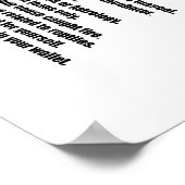 Gekkoalkoholisches Poster (Ecke)