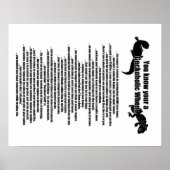 Gekkoalkoholisches Poster (Vorne)