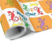 Gekkos Geschenkpapier (Rolleneckpunkt)