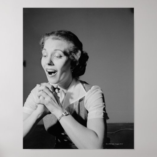 geklammerte Hände Poster (Vorne)