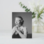 geklammerte Hände Postkarte (Stehend Vorderseite)