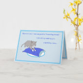 Geklapper knetet Brot-Geburtstag Karte (Gelbe Blume)