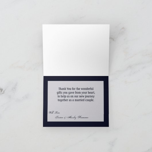 Geklappt dank Karte Eichenbaum String Lights Nacht (Innenseite)