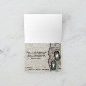 geklappt Dankeschön Army OCP Camouflage Uniform Ca Dankeskarte (Innenseite)