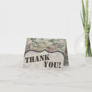 geklappt Dankeschön Army OCP Camouflage Uniform Ca Dankeskarte