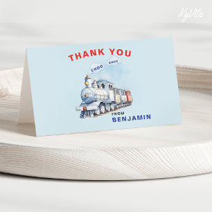 geklappt/Tilt Geburtstag Danke Karte, Chugga Chugg