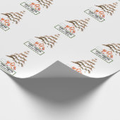 geklappte Begrüßung Geschenkpapier (Ecke)