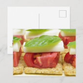 geklappte Begrüßung Postkarte (Vorne/Hinten)