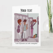 geklappte Grußkarte Karte (Vorderseite)