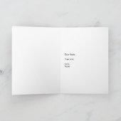 geklappte Grußkarte Karte (Innenseite)