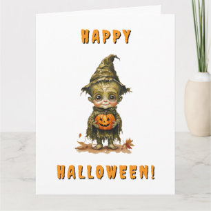 Geklappte Grußkarte zu Halloween Karte