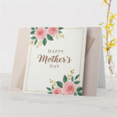 Geklappte Grußkarte zum Geburtstag der Mutter Karte (Gelbe Blume)