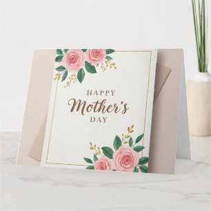 Geklappte Grußkarte zum Geburtstag der Mutter Karte