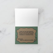 Geklappter Dank Ihrer Karte Marine DIGITAL DRUCKER (Innenseite)