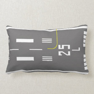 Geklärt, um Rollbahn-Kissen, LOCKERES 25L/24R zu Lendenkissen