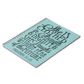 Gekleidet in der Stärke u. in der Würde Notizblock (Linke Seite)