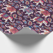 Gekleideter Elefant Geschenkpapier (Ecke)