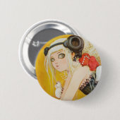 Gekleideter oben Störungs-Knopf Button (Vorne & Hinten)