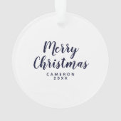 Gekleidetes BlumenEinhorn Ornament (Rückseite)