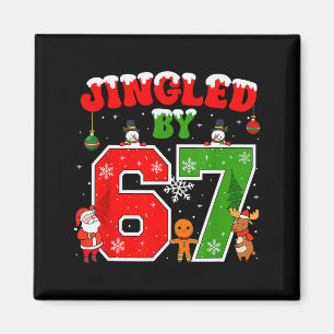 Geklingelt von 67 Lustigem Sechs Sieben Meme 6 7 W Magnet