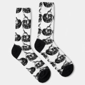 Geklippte Klapperschlange Thunder_Cove Socken (Rechts)
