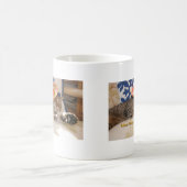 Geklopfte heraus Miezekatze Kaffeetasse (Mittel)