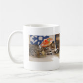 Geklopfte heraus Miezekatze Kaffeetasse (Links)
