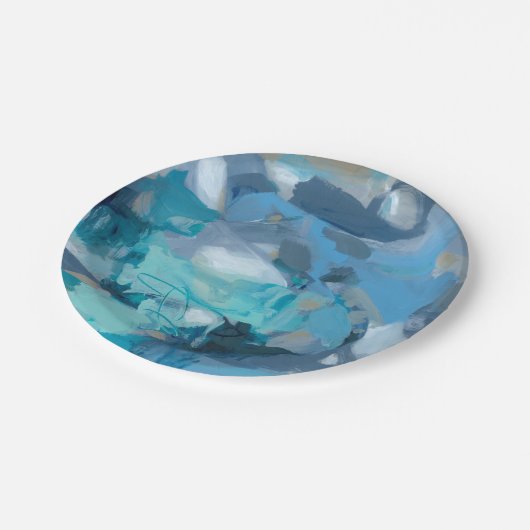 geknackt pappteller (Schrägansicht)