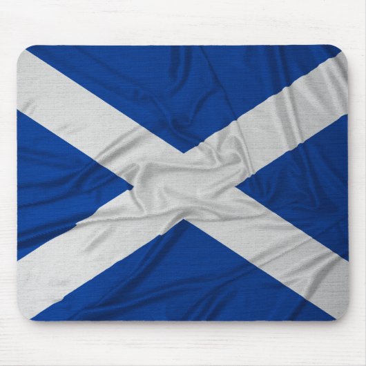 Geknitterte Schottland-Flagge Mousepad (Vorne)