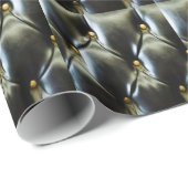 Geknöpftes ledernes Packpapier (Rolleneckpunkt)