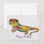 Geko postkarte (Vorne/Hinten)