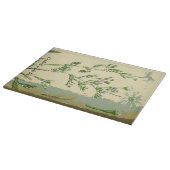 Gekocht mit Liebeausschnitbrett Schneidebrett (Ecke)