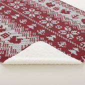 Gekocht, Weihnachten, Eichhörnchen, Vintages Muste Sherpadecke (3/4)