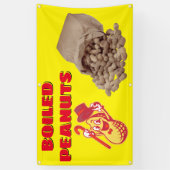 Gekochte Erdnüsse zum Verkauf Banner (Vertikal)