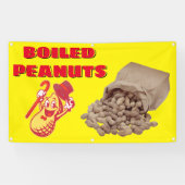 Gekochte Erdnüsse zum Verkauf Banner (Horizontal)