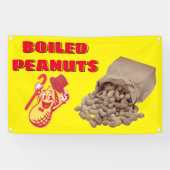 Gekochte Erdnüsse zum Verkauf Banner (Horizontal)