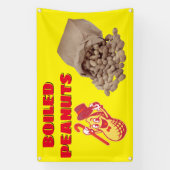 Gekochte Erdnüsse zum Verkauf Banner (Vertikal)