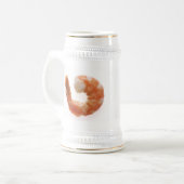 Gekochte Garnele Bierglas (Vorderseite Links)