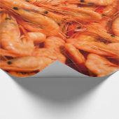 Gekochte Garnele Geschenkpapier (Ecke)