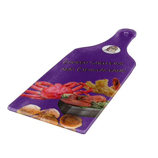 Gekochte Muschelschneide Schneidebrett (Ecke)