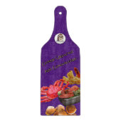 Gekochte Muschelschneide Schneidebrett (Vorderseite)