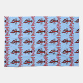 Gekochte Panzerkrebse Geschirrtuch (Horizontal)