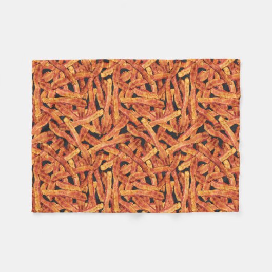 Gekochte Speck-Wurfs-Decke Fleecedecke (Vorderseite (Horizontal))